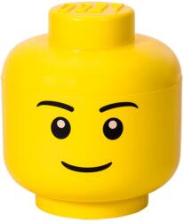 LEGO® Tárolódoboz Fiú lego figura fej formájú 8.5L (40320804)