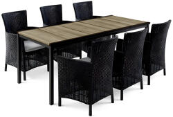 Keter Nadia Large 6+1 kerti bútor garnitúra szett kőris-grafit 260574_215526_6