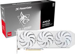 PowerColor Radeon RX 9060 XT Hellhound White 16GB GDDR6 128bit (RX9060XT 16G-L/OC/WHITE) Videokártya