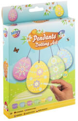 MOXY Húsvéti színezhető, dekorálható tojásformák, 8 előrajzolt, tojás alakú lap, festék, pöttyöző csövek (RMS-810046) - officetrade