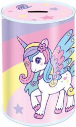 Starpak Unikornis persely és ceruzatartó, kerek, rózsaszín (STK-536708)