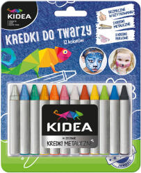 DERFORM Arcfestő krétakészlet, 12 db-os, Kidea (DFM-KDT12KA) - officetrade