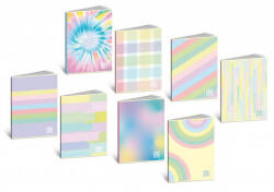 BLASETTI Pasztell színű mintás tűzött füzet A/4, 42 lap kockás, Blasetti One Color Pastelplus, többféle szín (BRB-7743) - officetrade