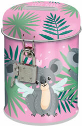DERFORM Koala persely, kerek, KOA10, rózsaszín (DFM-SKKOA10) - officetrade
