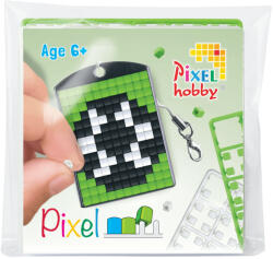 Pixelhobby Pixel kulcstartókészítő szett 1 kulcstartó alaplappal, 3 színnel, focilabda (PXL-23127) - officetrade