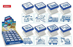 T. STAMP Járművek nyomda, 8 féle, téglalap alakú, 1 db (STA-S56A3) - officetrade