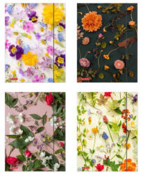 Herlitz gumis mappa A/4, Flower, többféle (HRL-09058306) - officetrade