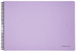 KARTON PP Spirál vázlatfüzet A/4, 40 lap 190g, PASTELINI, pasztell lila (KPP-6-96624) - officetrade
