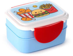 Puckator Foodiemals ételhordó, uzsonnás doboz szett, evőeszközökkel (PCT-LBOX115) - officetrade