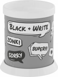 ICO Black and write asztali ceruzatartó, írószertartó, ICO (ICO-159010) - officetrade