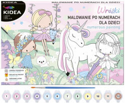DERFORM Festés számok szerint gyerekeknek, 30x27x4cm, unikornis, Kidea (DFM-OMNWKA) - officetrade