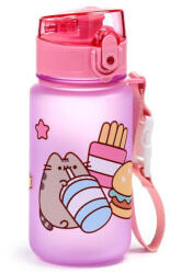 PUSHEEN cicás kulacs, 350ml, ínyenc Pusheen macska, rózsaszín (PCT-BOT348) - officetrade