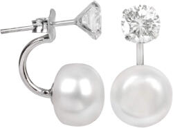 JwL Luxury Pearls Cercei originali cu perle naturale și cristal JL0059