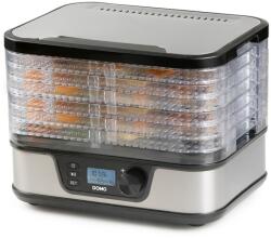 DOMO DOMO Aszalógép gyümölcsök, zöldségek, digitális hőmérséklet-beállítással 35-75 °C, DO42601 (DO42601S)