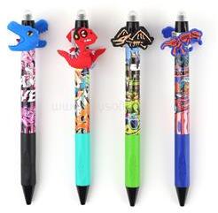 Nebulo Mérges dino radírozható nyomógombos zselés toll (NEBULO_DT-SPIN-01) (NEBULO_DT-SPIN-01)