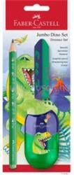 Faber-Castell Jumbo Dinoszaurusz HB háromszögletű grafitceruza szett (FABER-CASTELL_FC111529) (FABER-CASTELL_FC111529)