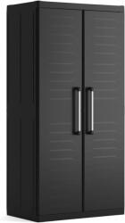Keter Dulap pentru garaj pentru scule, negru, 4 rafturi, Keter Detroit XL 89x54x182 cm, inchidere cu lacat, pentru garaj, boxa sau atelier (252266) Raft