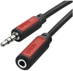 EMOS 2335050050 audio kábel 5 M 3.5mm Fekete, Vörös (SM5105)
