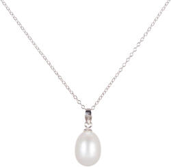 JwL Luxury Pearls Ezüst nyaklánc jobb gyöngyökkel 45cm JL0436 55 cm