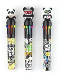 Nebulo Panda 10 színű golyóstoll (NEBULO_DTG-10COL-007) (NEBULO_DTG-10COL-007)