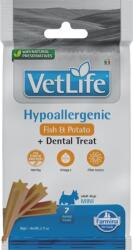 FARMINA Vet Life Dental Treat Hypoallergenic Fish Mini 60 g Baton dentar cu peste, pentru caini de talie mica