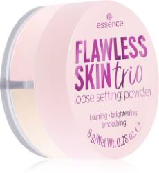 essence Flawless Skin Trio pudră liberă pentru fixare 8 g