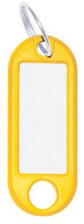 WEDO Kulcscímke, 10 db, sárga (UW010) (UW010)