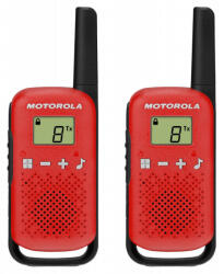 Motorola Talkabout T42 adó-vevő készülék, 1 Pár, Piros