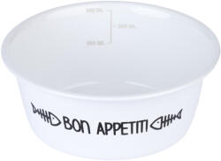  TIAKI TIAKI Bon Appetit rozsdamentes acél etetőtál macskáknak, kutyáknak, 300ml x Ø12 cm