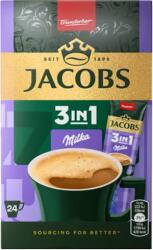Jacobs Mix de cafea solubila si cacao, Jacobs 3in1 Milka, 24 plicuri x 12.4 g
