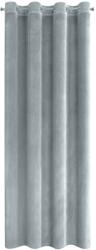 Eurofirany SAMANTA dekoratív függöny, fém gyűrűkkel, 140x250 szürke (374436)