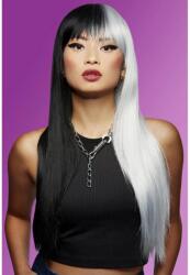  Manic Panic fekete, fehér paróka - sex-shop