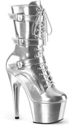 Pleaser ezüst csizma, No. 1043. 39-es - sex-shop