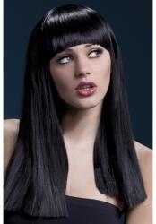  Alexia-hosszú egyenes fekete paróka - sex-shop