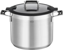 RÖSLE ROSLE SILENCE PRO Oala pentru legume si supa, oala universala de inalta calitate din otel inoxidabil 18/10, 24 cm, capac din sticla, scara interioara, rezistenta la inductie, poate fi spalata in masin