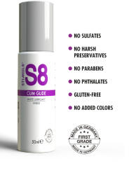 Stimul8 Cum Glide-fehér hybrid sikosító, 50ml - sex-shop