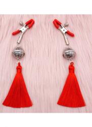  Mellbimbó szorítók piros dísszel - szexshop