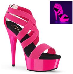 Pleaser UV pink platform szandál, No. 669. 37-es - sex-shop