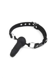  Delux szilikon szájpecek dildóval - sex-shop