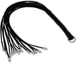  Bőr korbács-fém hegyű - sex-shop