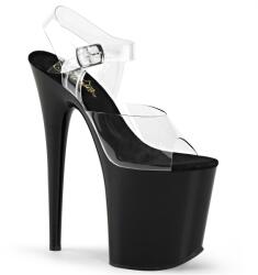 Pleaser Flamingo fekete extra magas platform szandál. 44-es - sex-shop