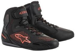 Alpinestars FASTER-3 RIDEKNIT, fekete/fluo piros, 2025, mérete 40 (M130-349-40)