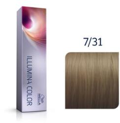 Wella Illumina Color vopsea profesională permanentă pentru păr 7/31 60 ml