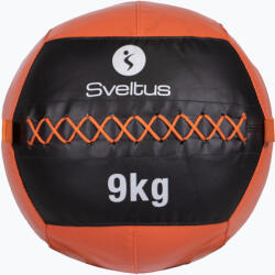 Sveltus Minge medicinală Sveltus Wall Ball 9 kg black/red