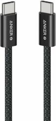 Anker Кабел Anker A8060H11, от USB C(м) към USB C(м), 1m, 240W, черен (A8060H11)