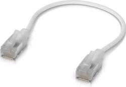 Ubiquiti Patch Cord Ubiquiti UACC-Cable-Patch-EL-C6A-0.15-W, Cat. 6, 0.15 m, White (UACC-Cable-Patch-EL-C6A-0.15-W)