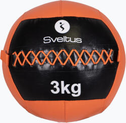 Sveltus Minge medicinală Sveltus Wall Ball 3 kg black/red