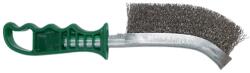 Abraboro kézi drótkefe zöld nyéllel 140x265 mm / 0.30 INOX (900541996492)