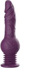 Passion Labs Vibrator Thrusting cu Ventuza, 10 Moduri Vibratii, 3 Moduri Impingere, Silicon, USB, Mov, 25 cm, Passion Labs Vibrator
