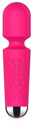 STD Vibrator Masaj Luna Small 20 Moduri Vibratii+8 Intensitati de Viteza, USB, Silicon, Roz, 15 cm Vibrator